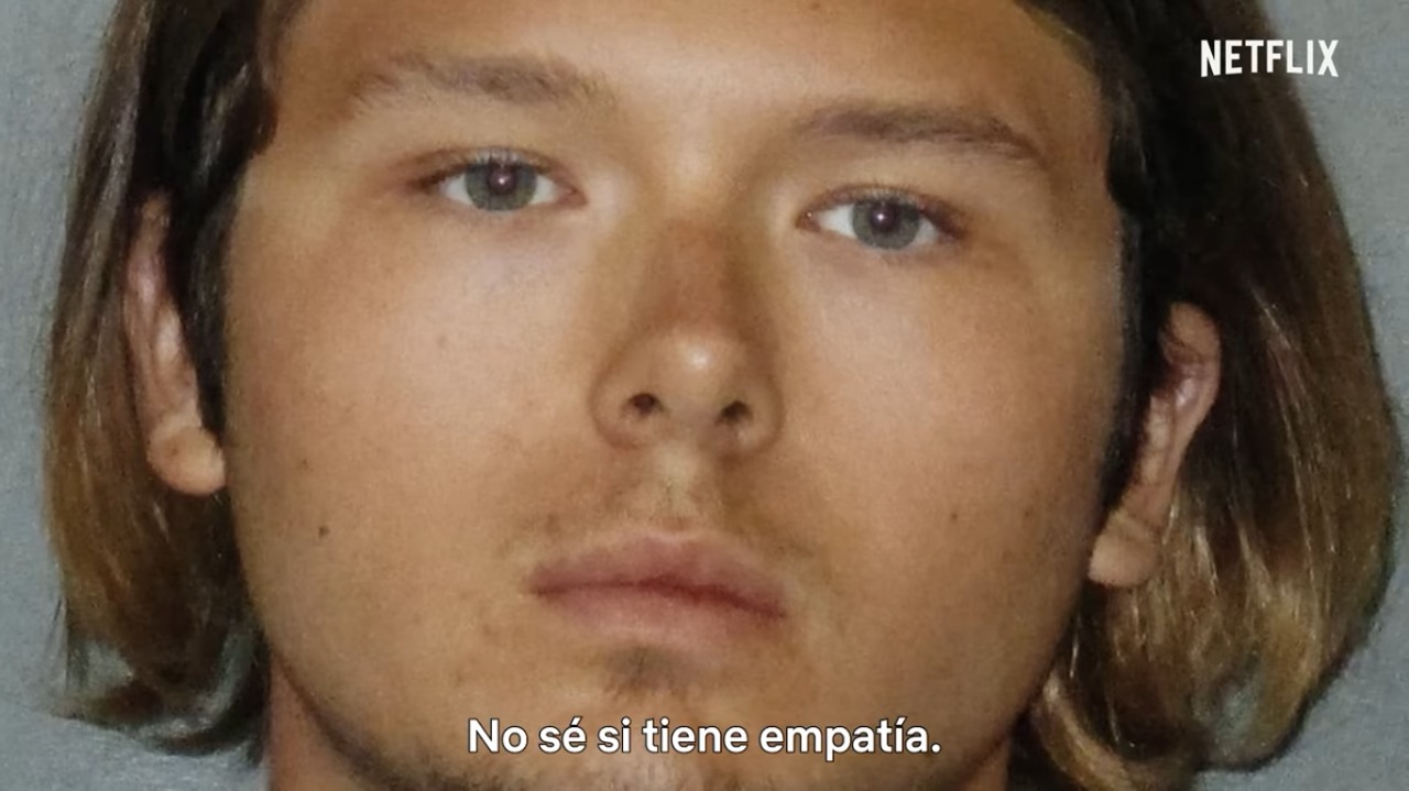 Imagen de Anthony Templet en 2019 matando a su padre. (Netflix)