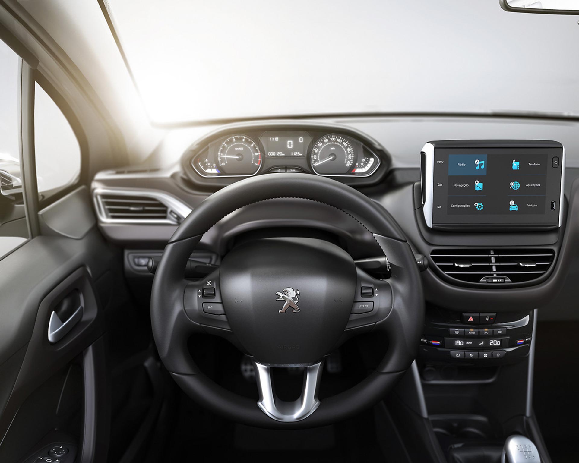 El i-cockpit, el concepto de Peugeot para diseñar una posición de manejo ideal, presente en el 2008.