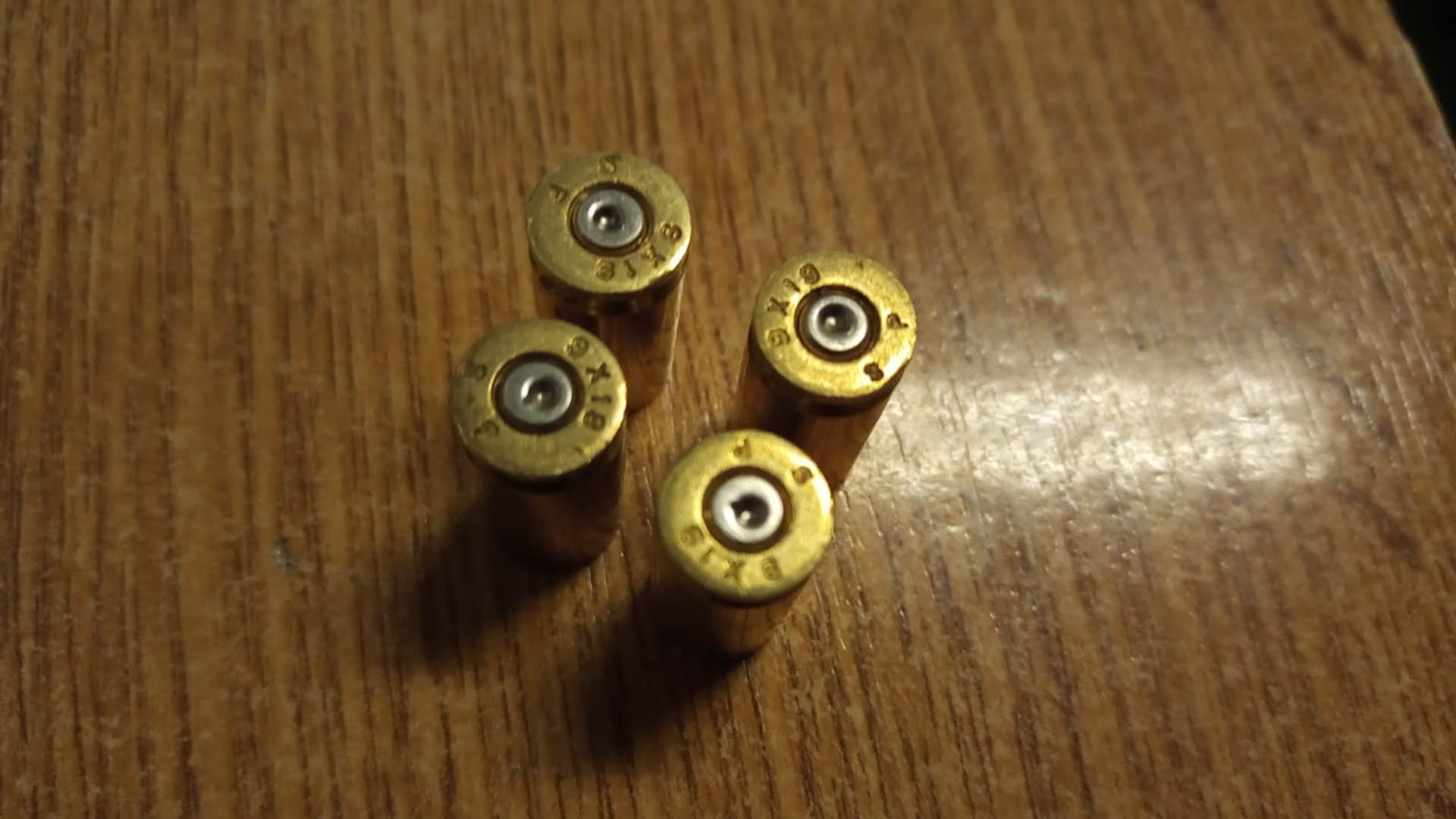 Vainas servidas incautadas.