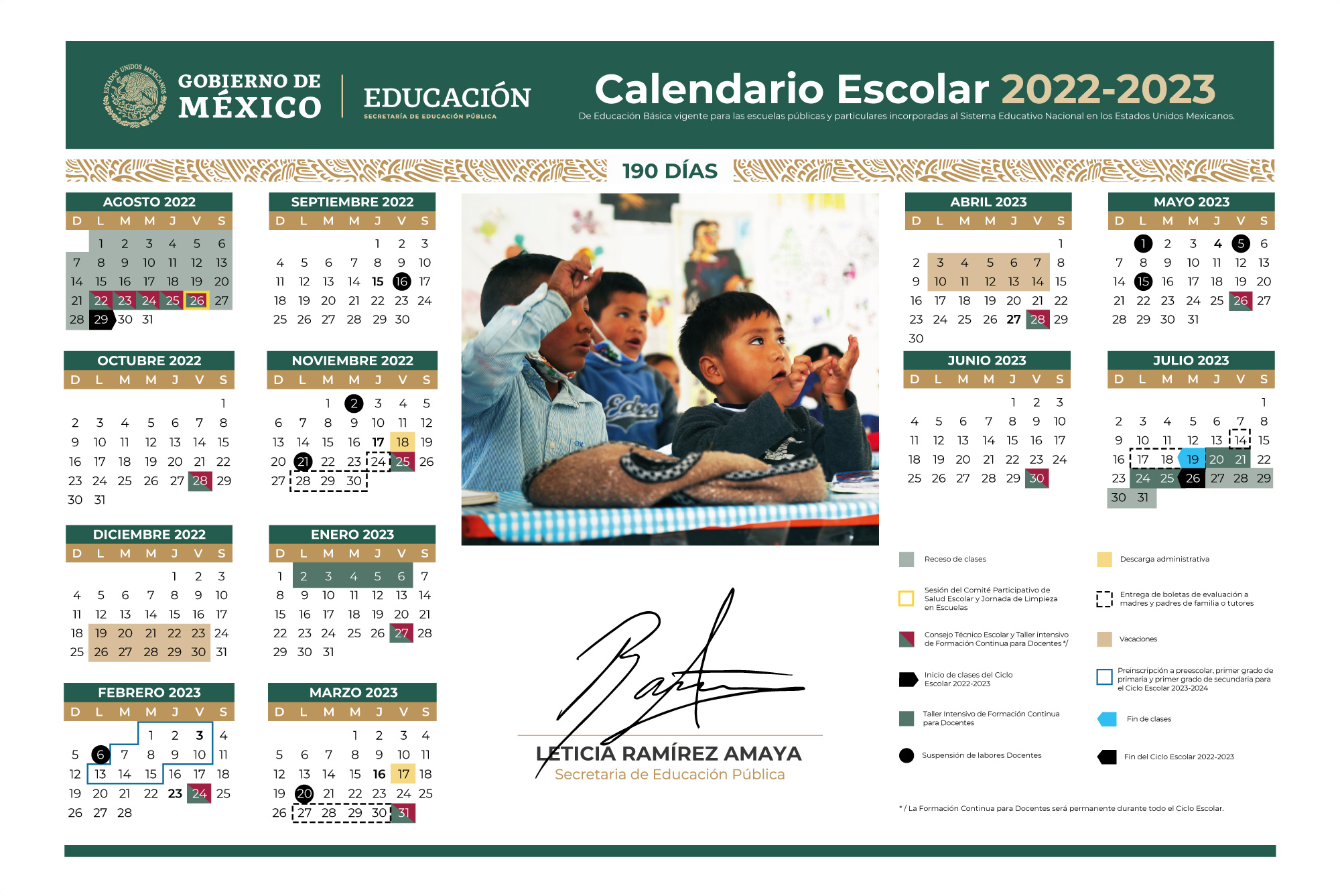 La SEP anunció nuevos ajustes al calendario del actual ciclo escolar 2022-2023. (Foto: SEP)