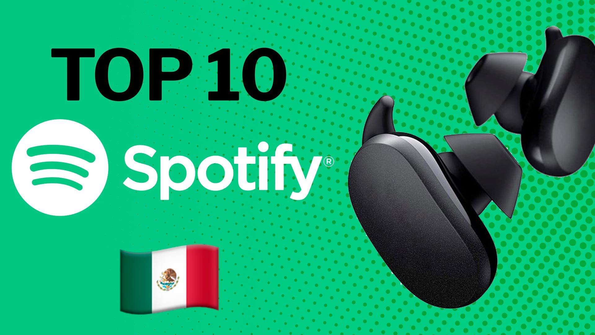 Peso Pluma conquista el Top 10 de Spotify México hoy