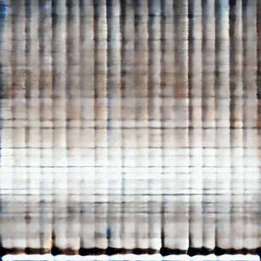 Espectrograma generado en  Riffusion que representa a un ritmo de bajo junto a un solo de saxofón de jazz. (Riffusion)