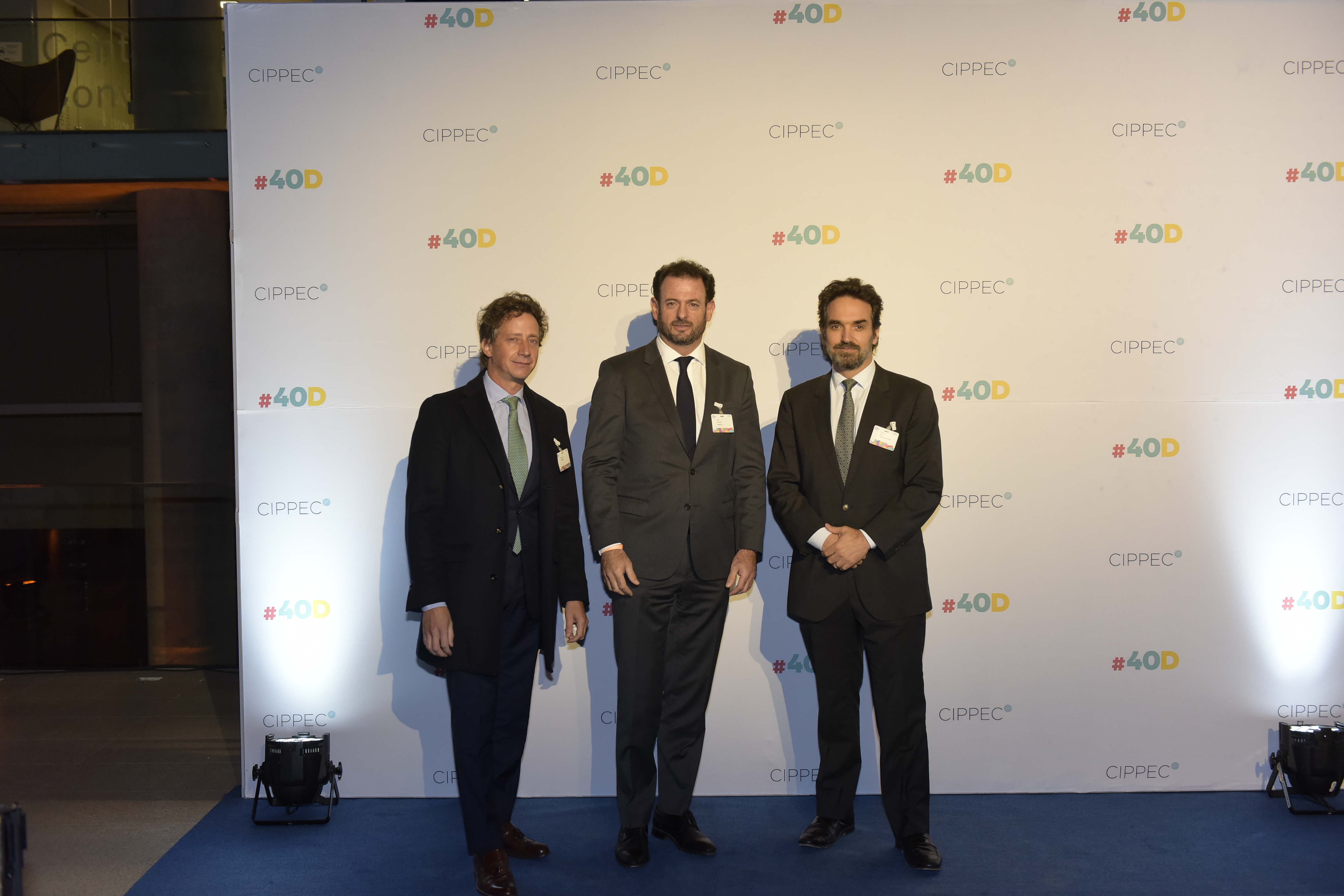Facundo Martínez (IERAL), José Urtubey (Celulosa Argentina) y Sebastián Bagó (Grupo Empresarial Bagó)