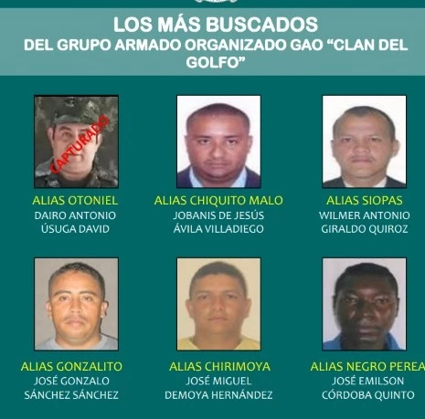 Criminales más buscados de Colombia en 2022 / (Policía Nacional)
