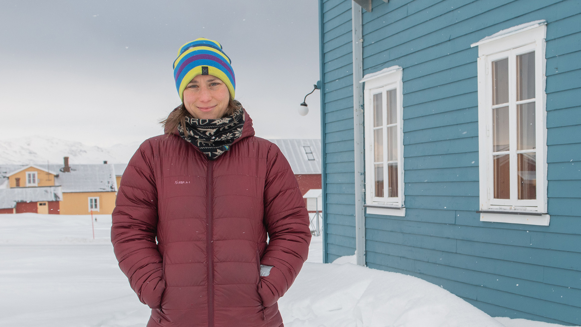 La mujer dice que no planeaba una carrera en logística polar, pero que siempre se sintió atraída por el norte