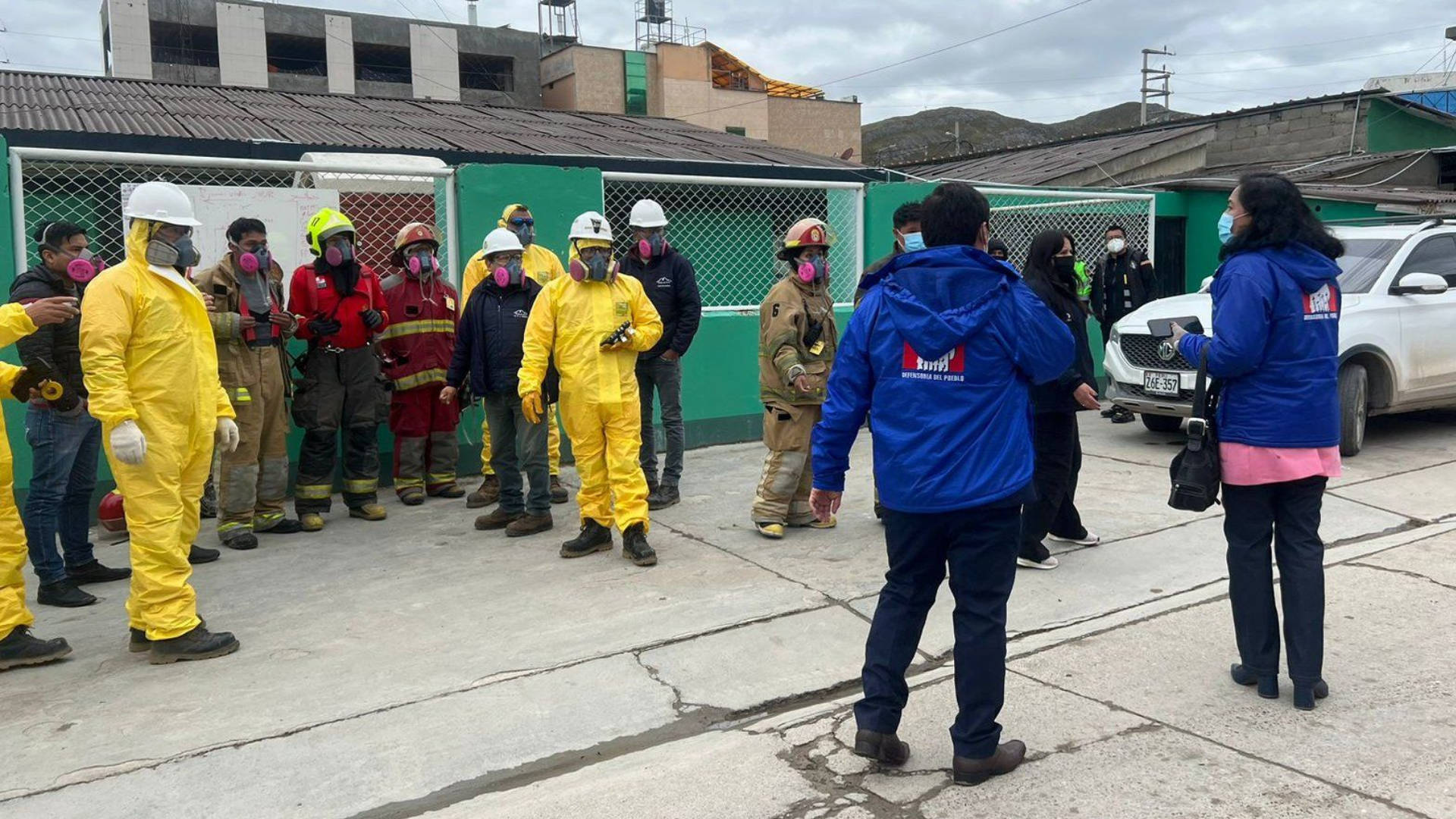 Defensoría del Pueblo supervisó la emergencia en Pasco.
Foto: Defensoría del Pueblo