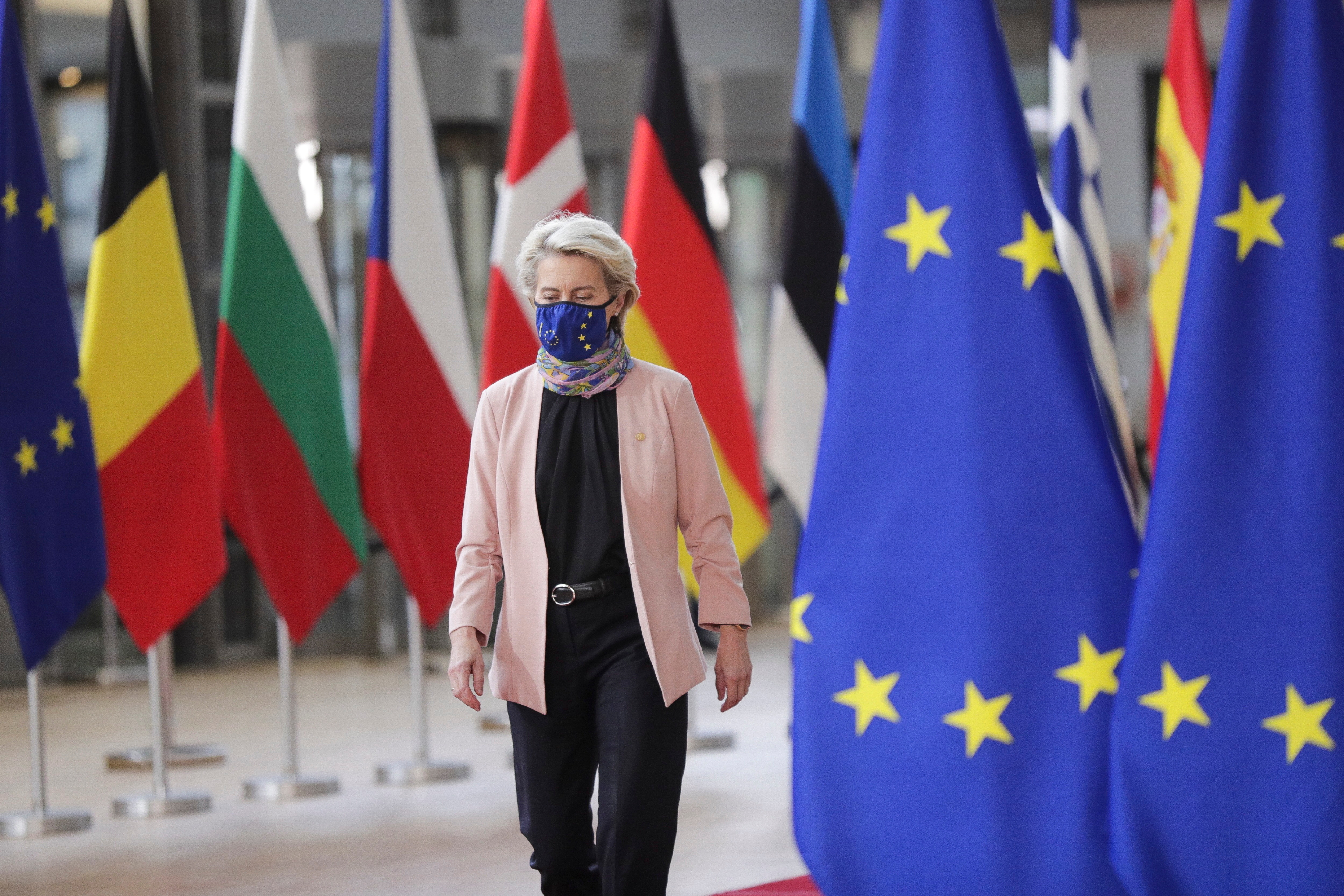 La presidenta de la Comisión Europea, Ursula von der Leyen, en una imagen de archivo. EFE/EPA/OLIVIER HOSLET / POOL
