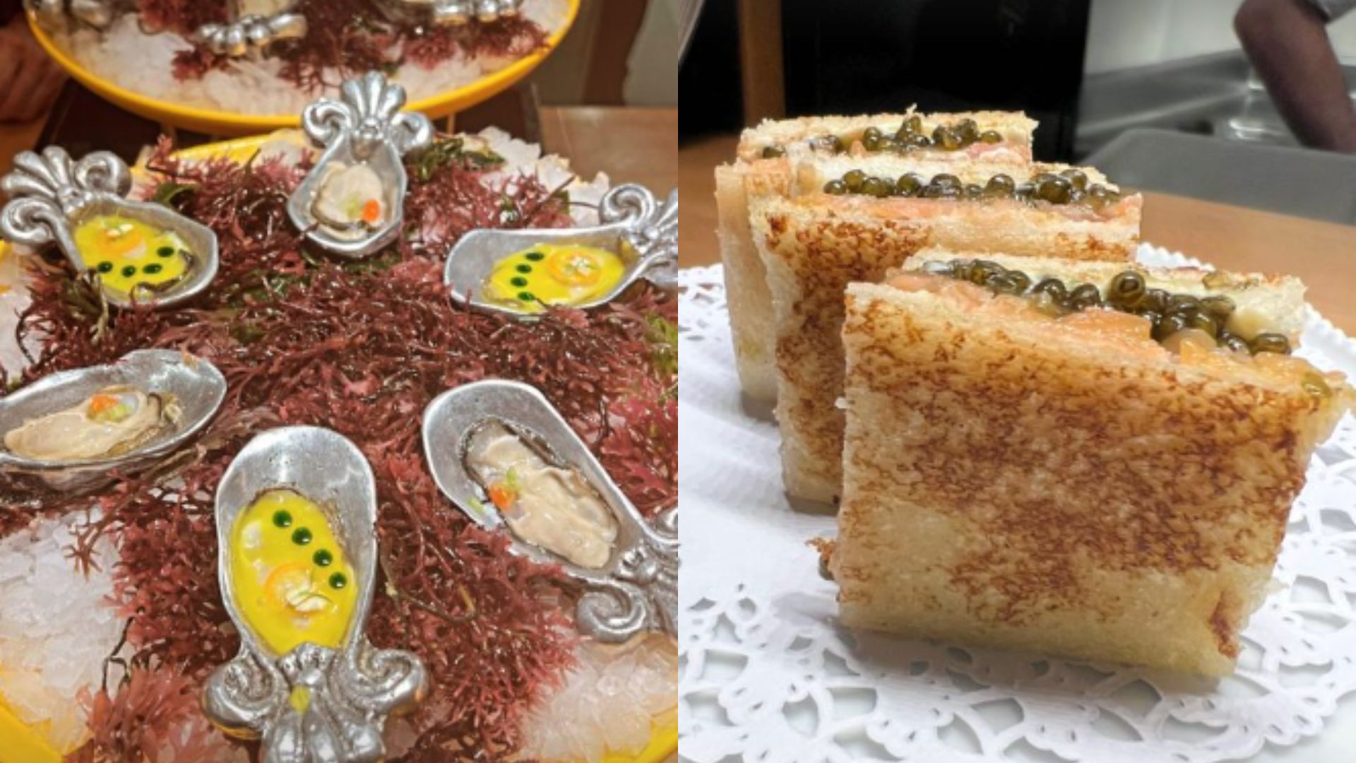 Ostras y bikini con caviar (Instagram / @rafazafra_)