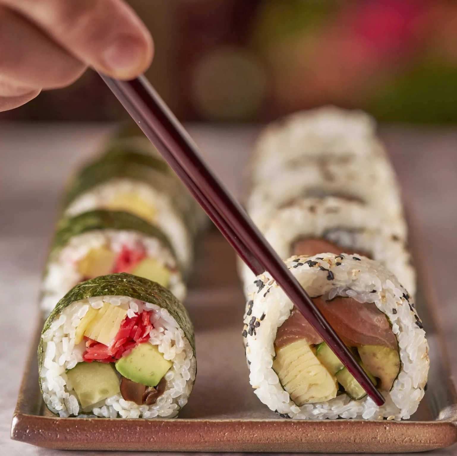 El salmón es uno de los ingredientes estrella del sushi
