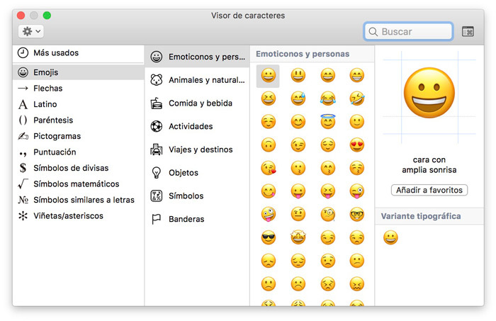 Activar emojis en Mac. (foto: El Español)