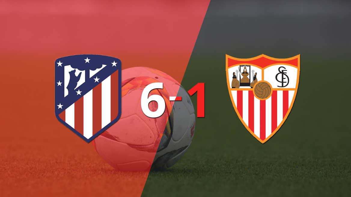 Sevilla cayó ante Atlético de Madrid con dos goles de Memphis Depay