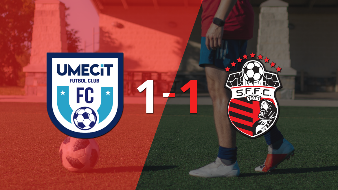 UMECIT FC y San Francisco igualaron 1 a 1 - Infobae