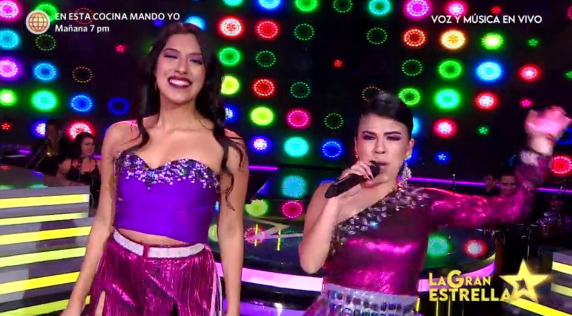 Yadira Sosa y Karla Zapata se presentaron con un Mix de Marisol. (América TV)