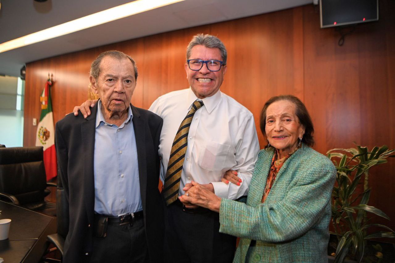 Ricardo Monreal presumió reunión con Porfirio Muñoz Ledo e Ifigenia Martínez