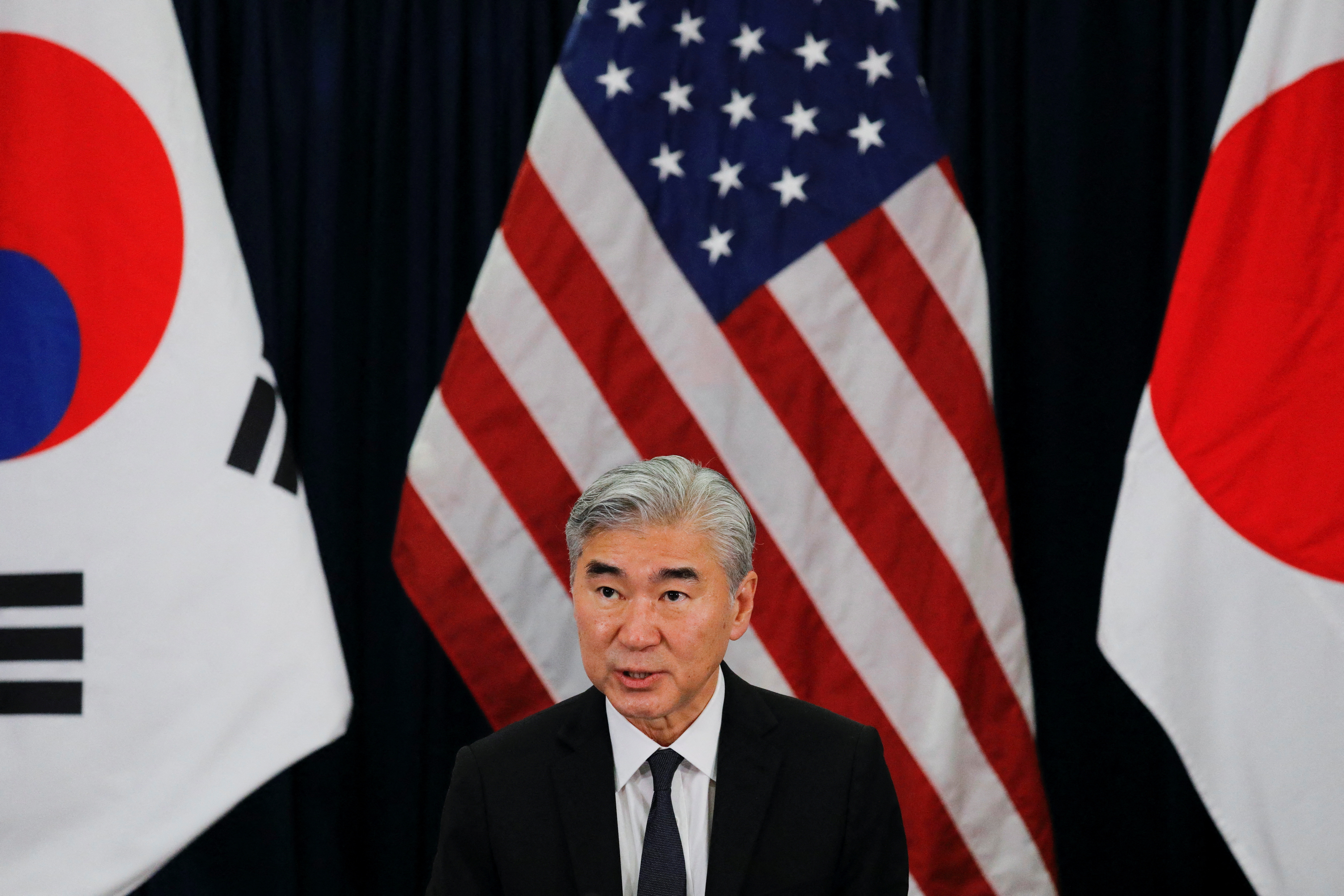 El representante especial de Estados Unidos para Corea del Norte, Sung Kim. (REUTERS/Willy Kurniawan)