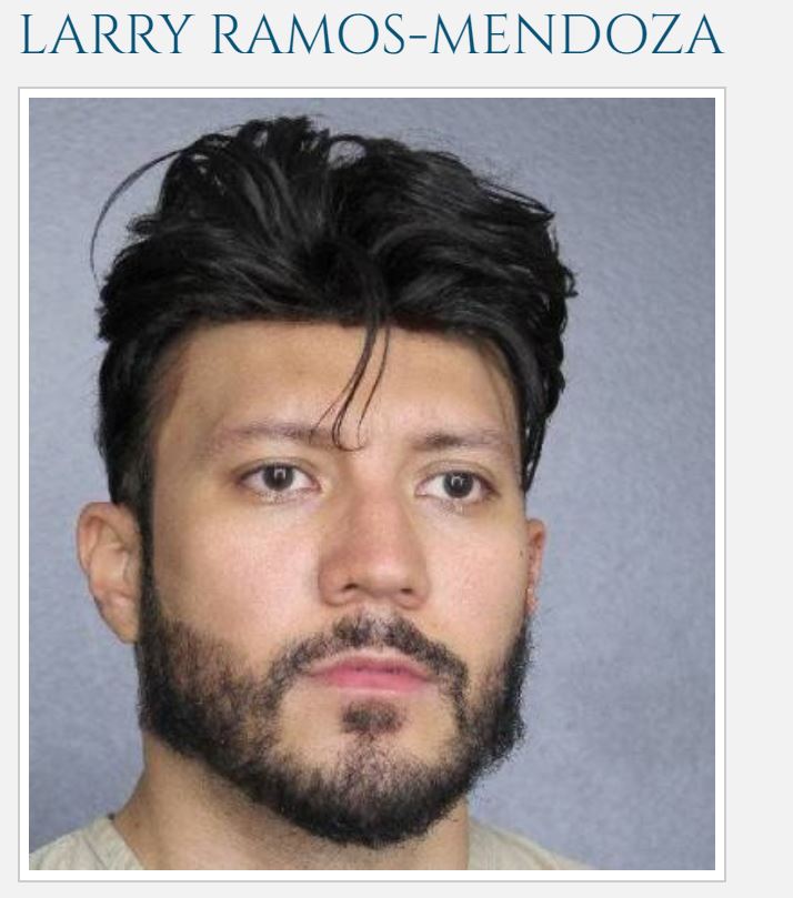 Este es el registro de Larry Ramos en detención (Foto: captura de pantalla /southfloridarecords.com)
