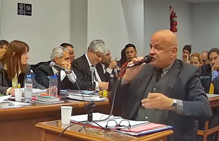 Marcelo Rodríguez Jordan, defensor de Nicolás Pachelo, durante su alegato