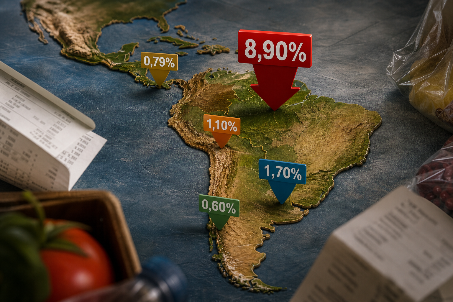 A pesar de la desaceleraci&oacute;n, la Argentina sigue siendo el segundo pa&iacute;s con mayor inflaci&oacute;n de la regi&oacute;n