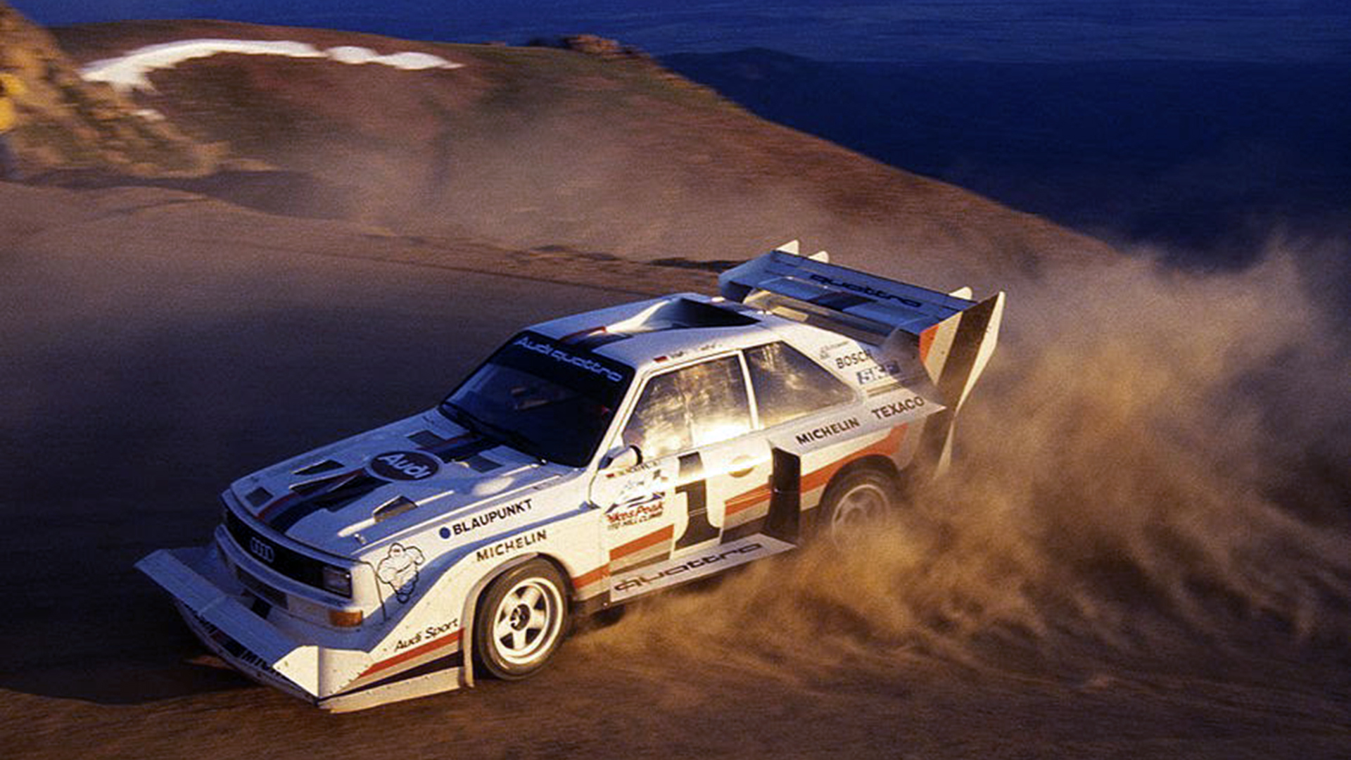 La despedida del Audi Quattro fue en la trepada Pikes Peak de 1987, con un aplastante triunfo de Walter Röhrl