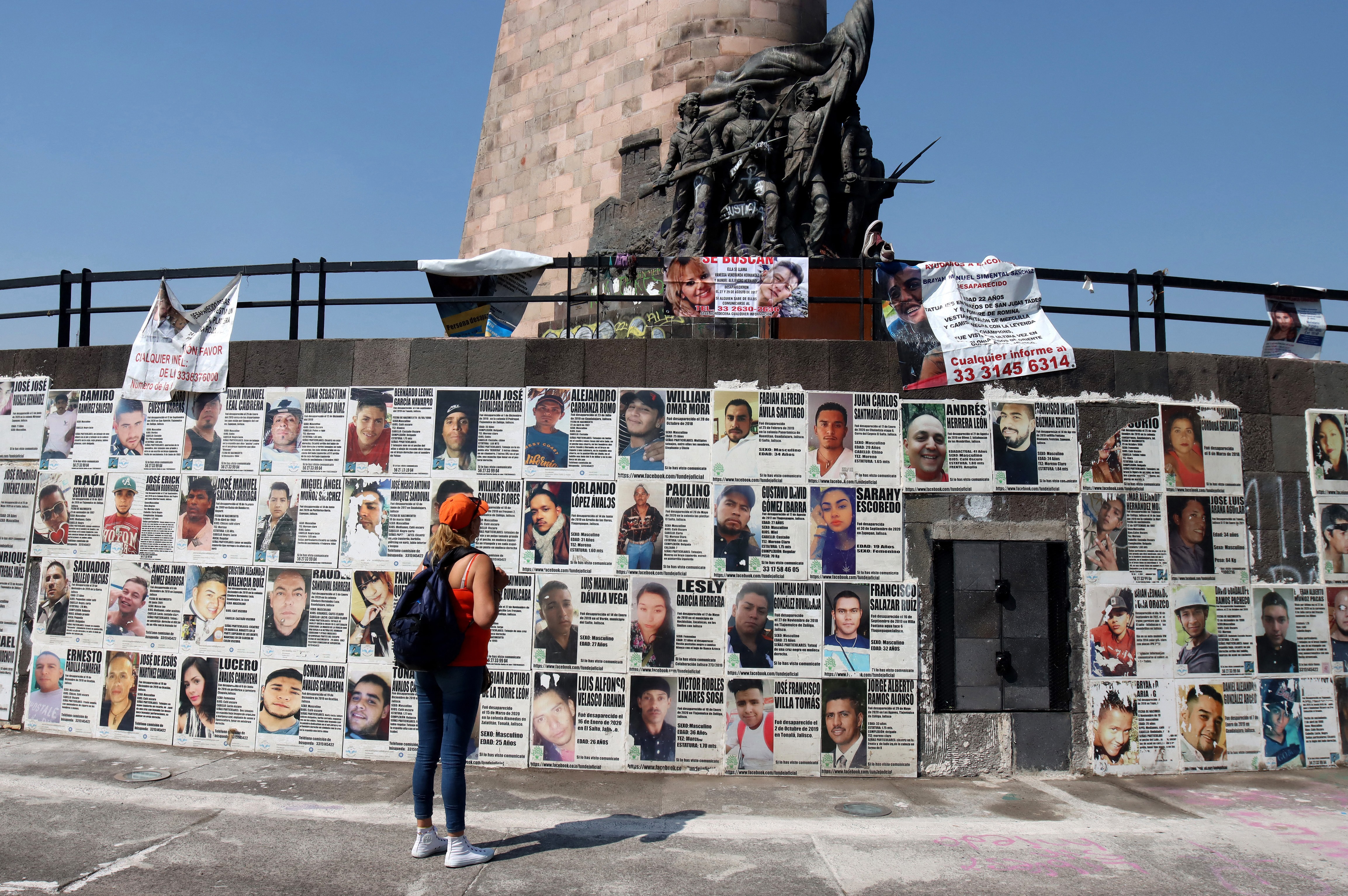 Gloriera de los desaparecido en Guadalajara, México. Foto: ULISES RUIZ / AFP 