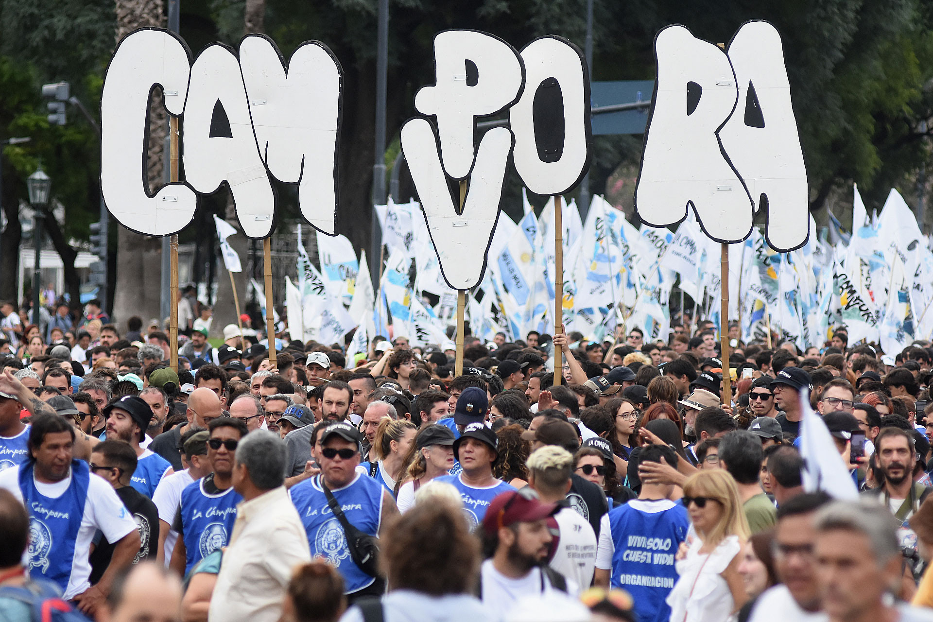 Movilización de La Cámpora, el 24 de Marzo. Vuelve a la calle, contra la Corte Suprema