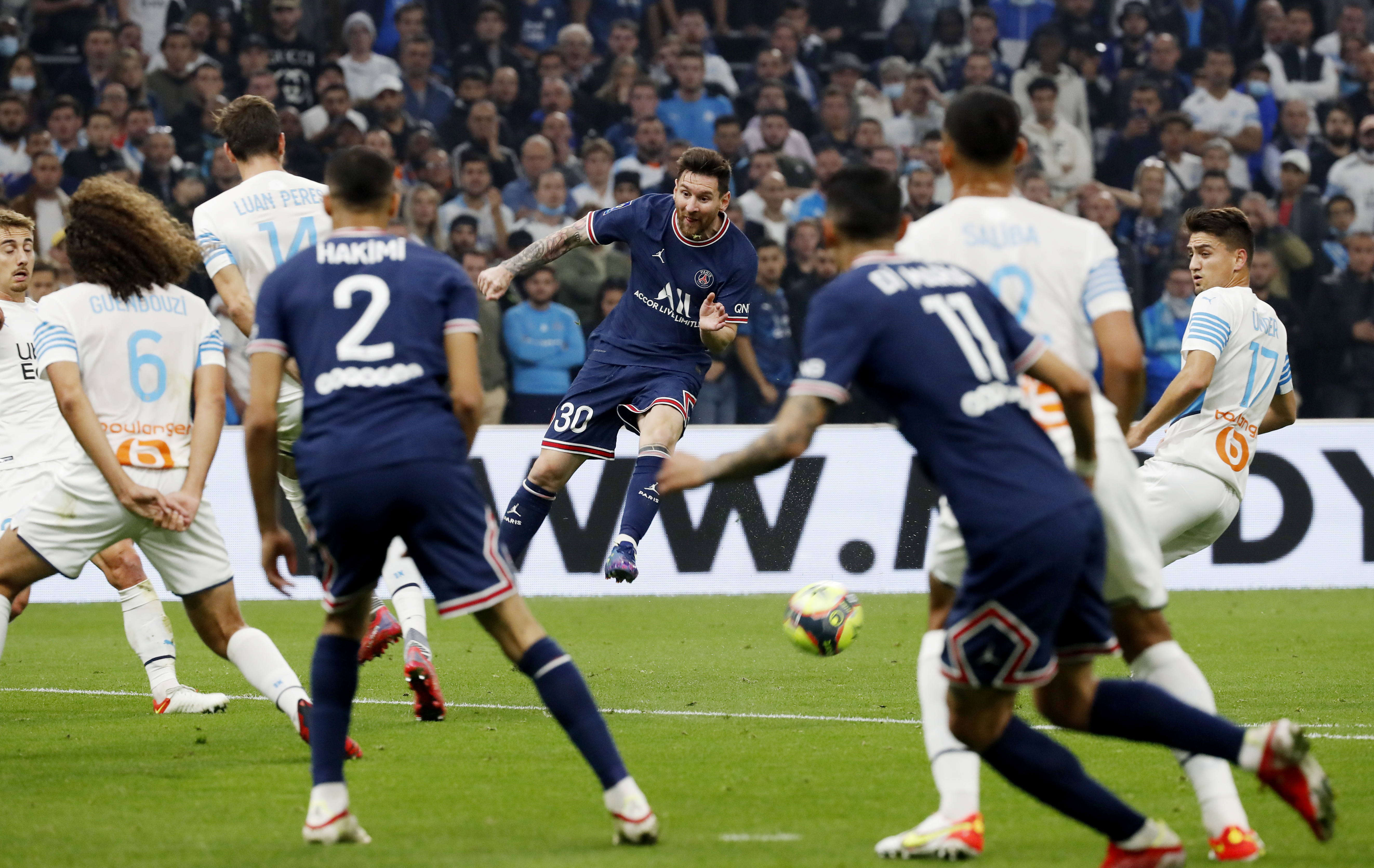 Messi sigue sin poder marcar en la Ligue 1 (Reuters)