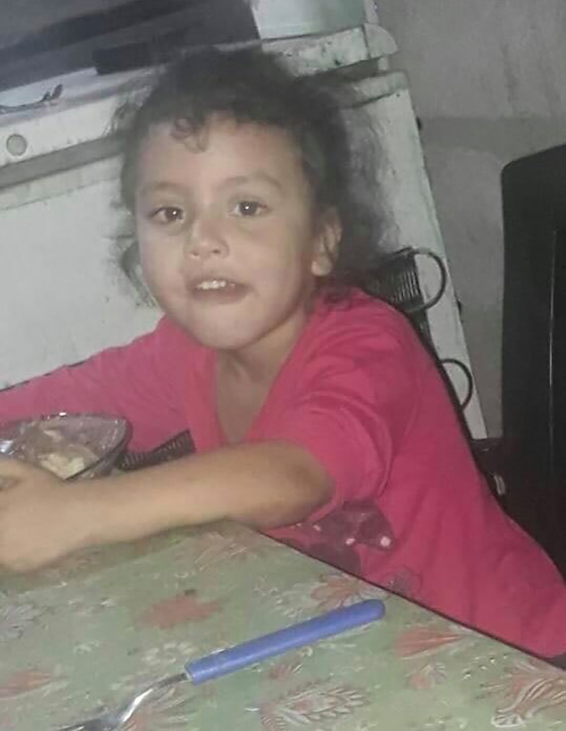 Rocío Rojas tiene 4 años y está desparecida desde ayer