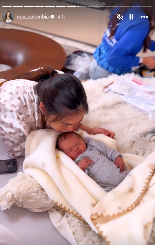 La hija de Epa Colombia cumplió un mes de nacida: la 'influencer' lo celebró con tiernas imágenes - Infobae