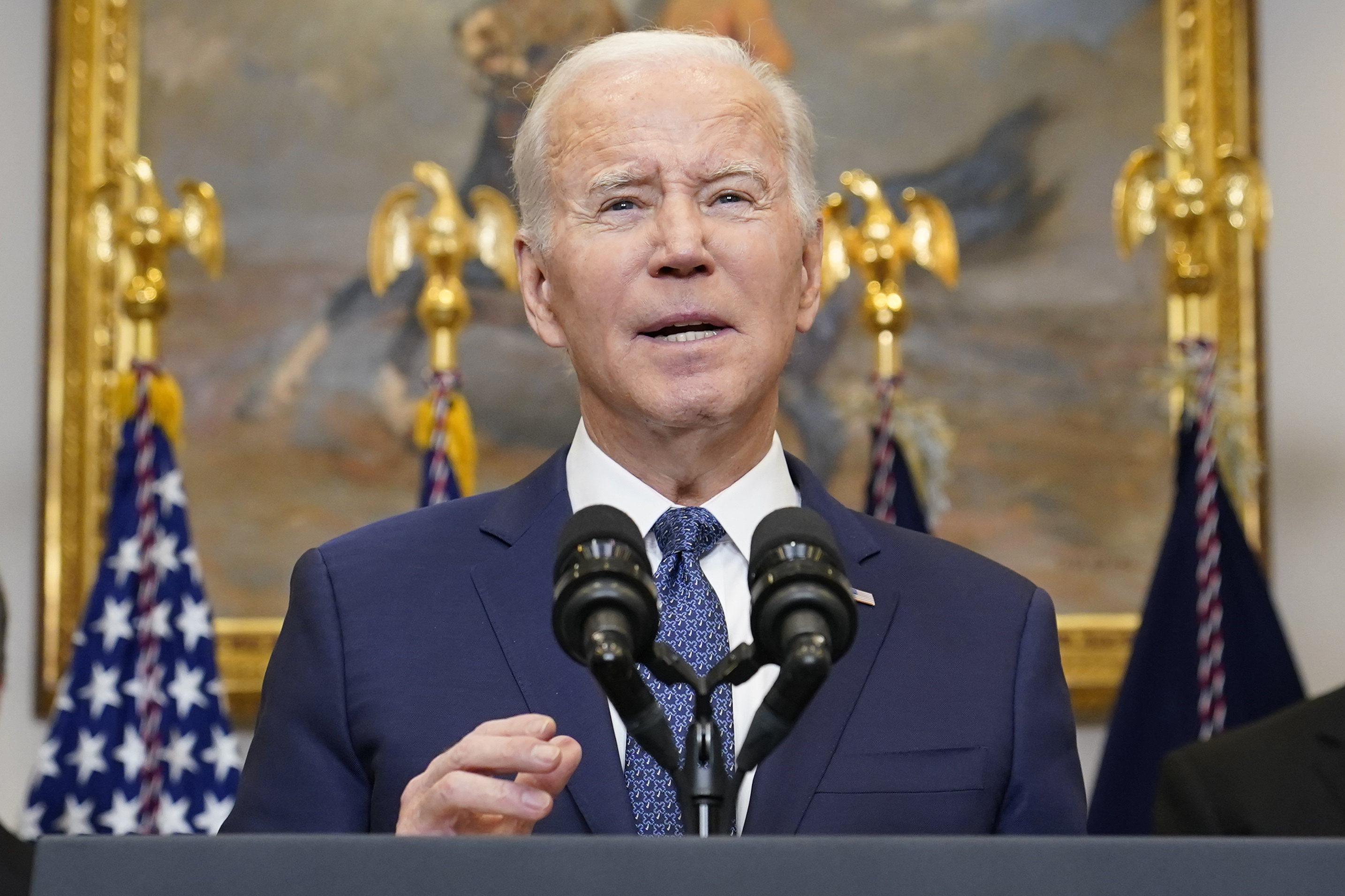 Joe Biden aseguró durante el discurso del estado de la Unión que "si China amenaza nuestra soberanía, actuaremos para proteger nuestro país" (AP)