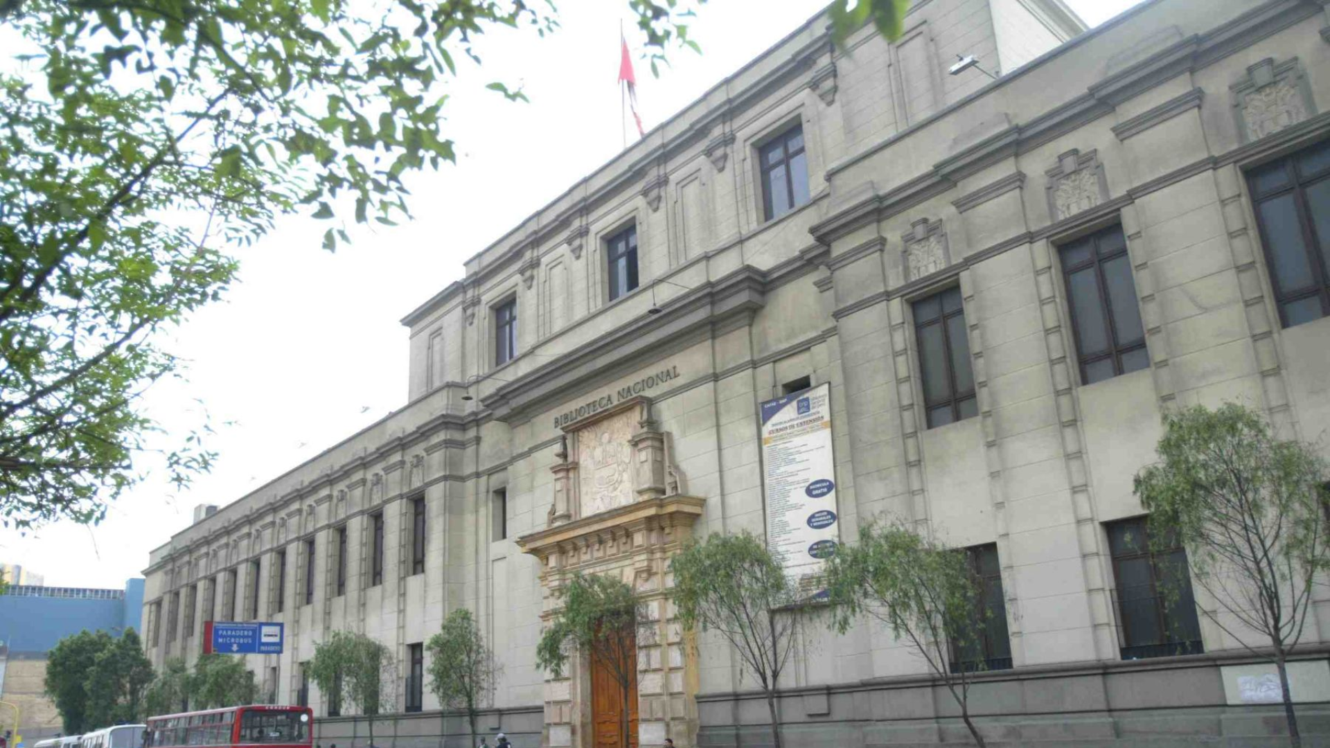 Biblioteca Nacional del Perú ubicada en el Centro de Lima.
Foto: Andina