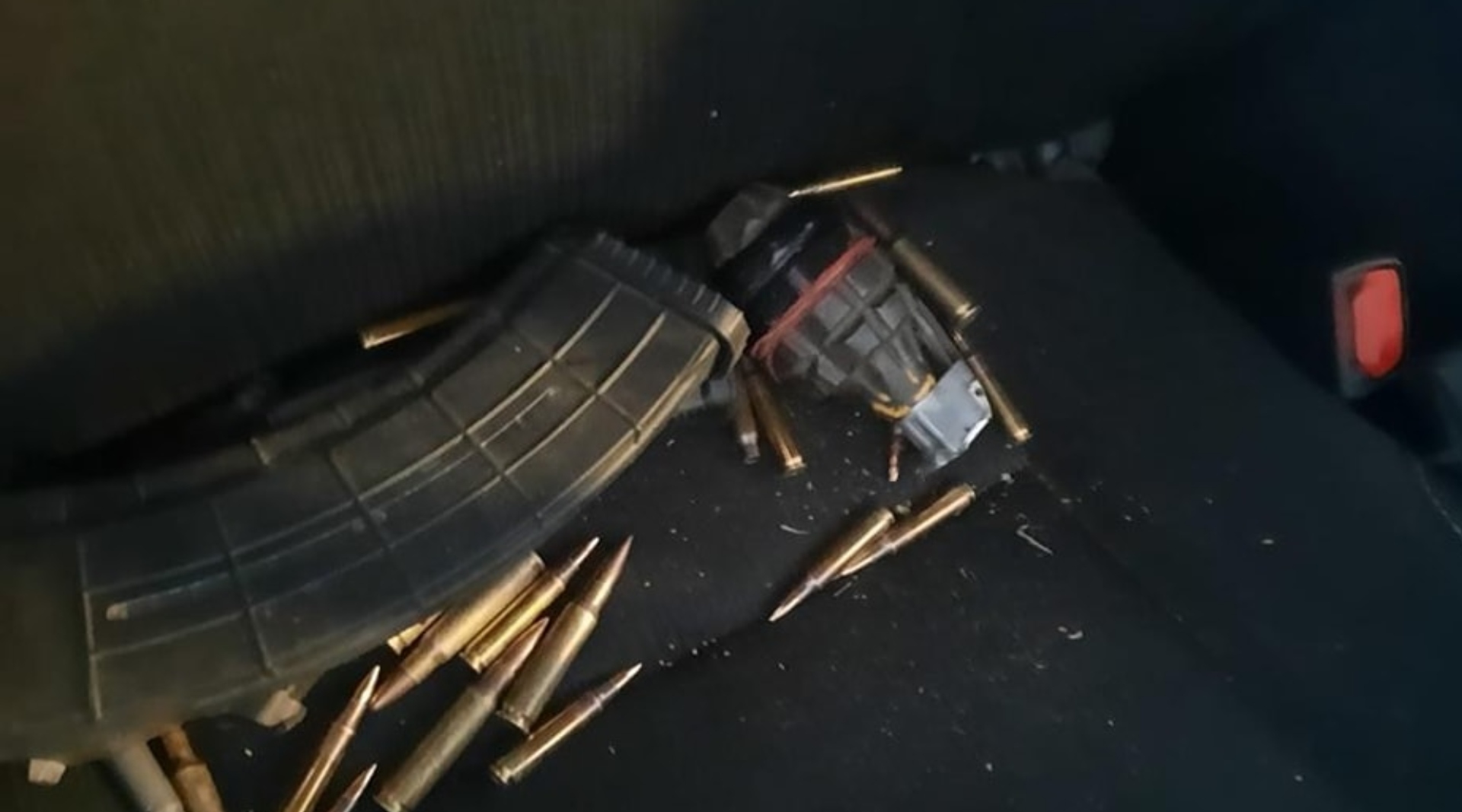 En Pinos fue asegurada una granada de mano como parte del arsenal de los presuntos criminales. (SSP Zacatecas)