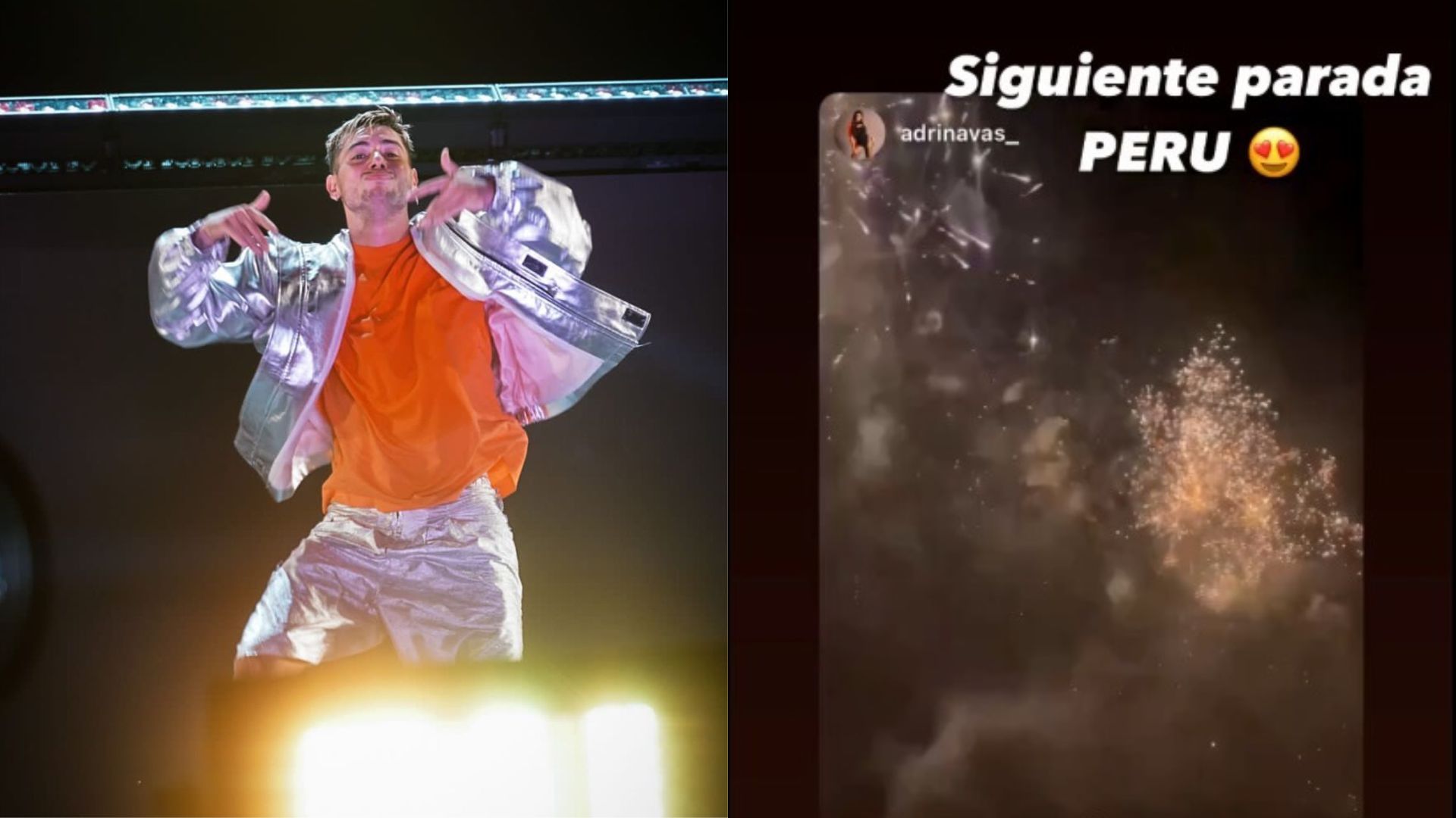 'Pato' Quiñones en concierto de Daddy Yankee. Instagram