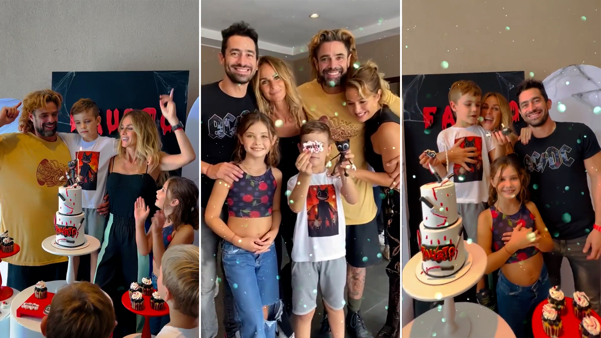 En marzo, Sabrina Rojas y Luciano Castro celebraron el cumpleaños de su hijo Fausto junto a Flor Vigna y el Tucu López