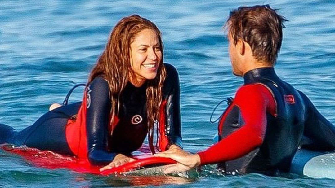 Shakira presumió en Miami el talento que tiene para el surf