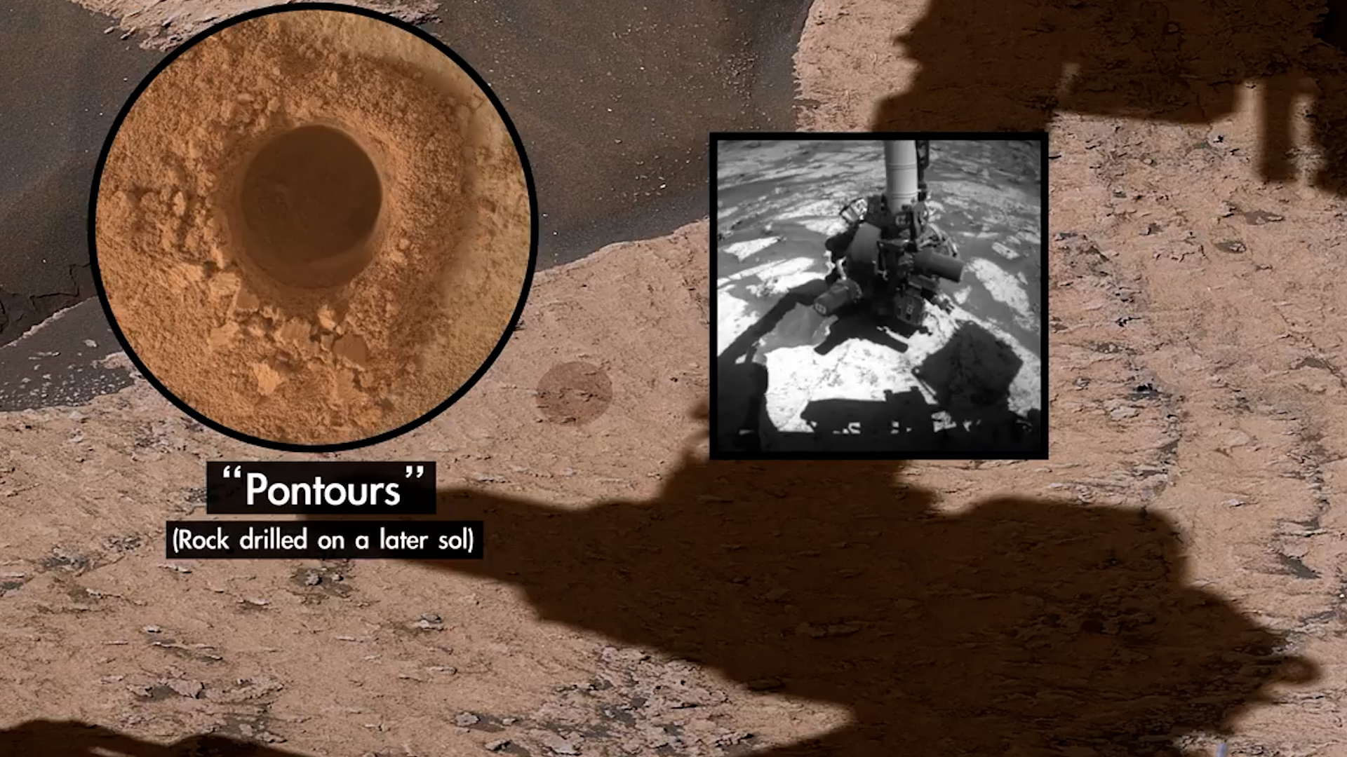 La NASA compartió imágenes de Marte con vista panorámica tomadas por el Curiosity desde una montaña