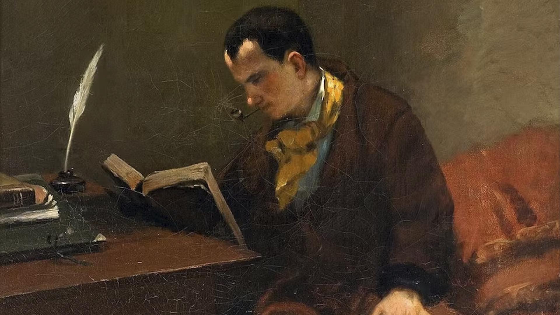 Charles Baudelaire retratado por Gustave Courbet / Fabre Museum