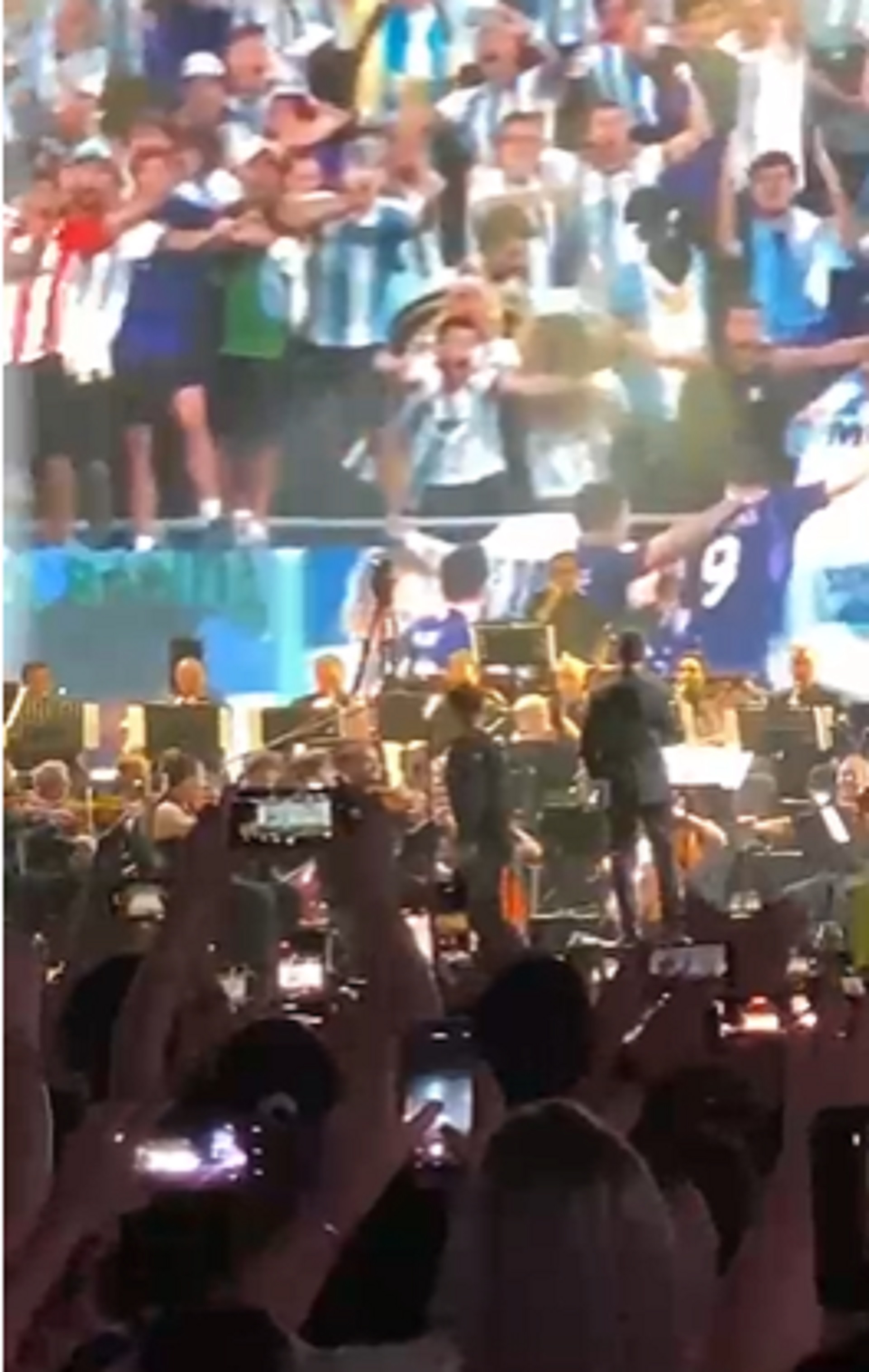 Ricky Martin sorprendió al público argentino con un detalle conmovedor (Foto: Captura)