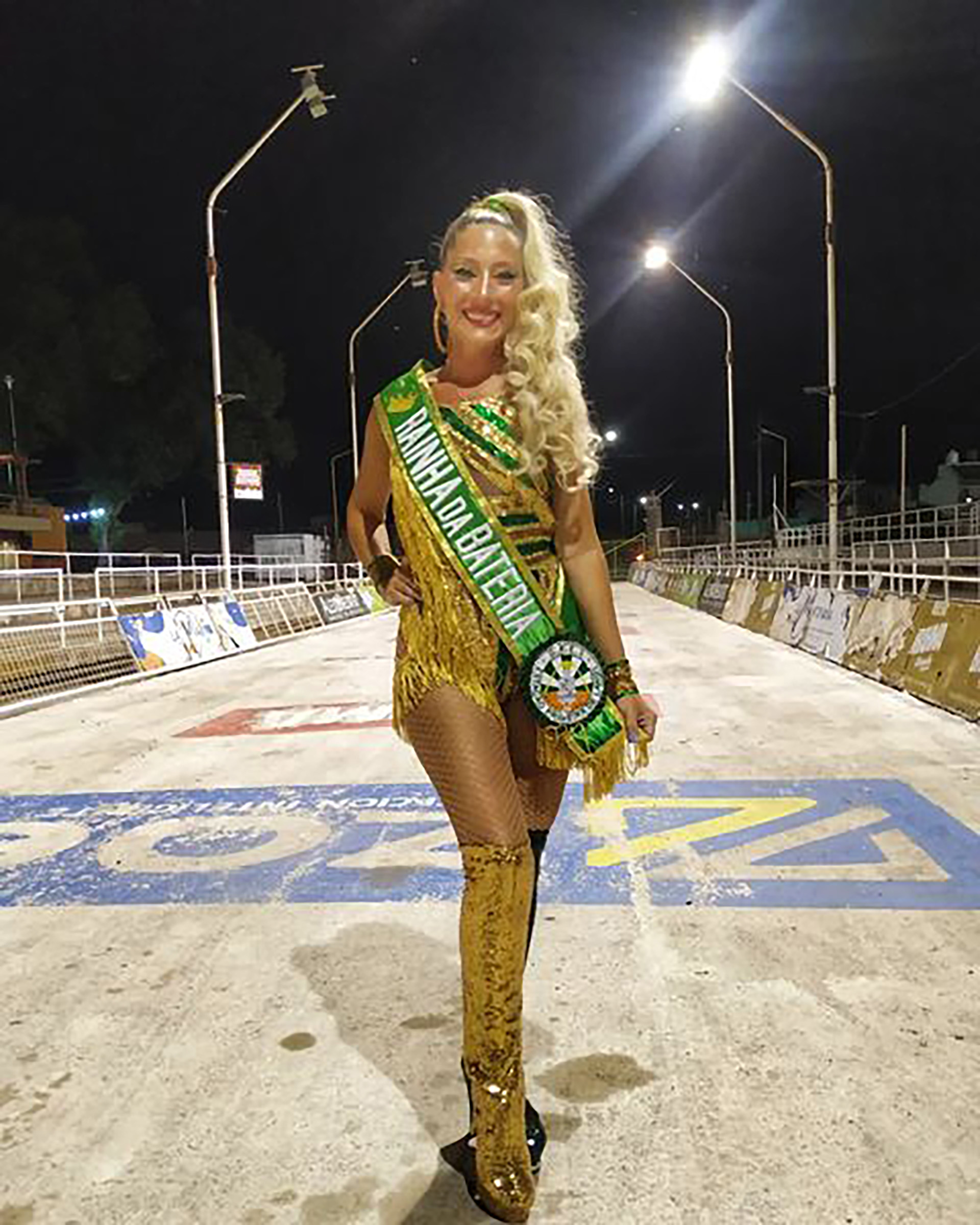 María Sol Farías es reina de una scola do samba (IG / masolfarias)