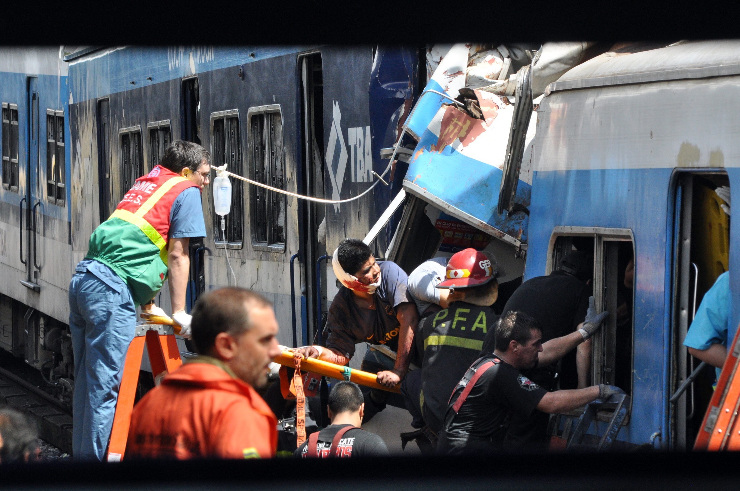 La &quot;Tragedia de Once&quot;, el peor accidente ferroviario de Argentina, sucedi&#243; el 22 de febrero de 2012. EFE/Mart&#237;n Quintana/Archivo
