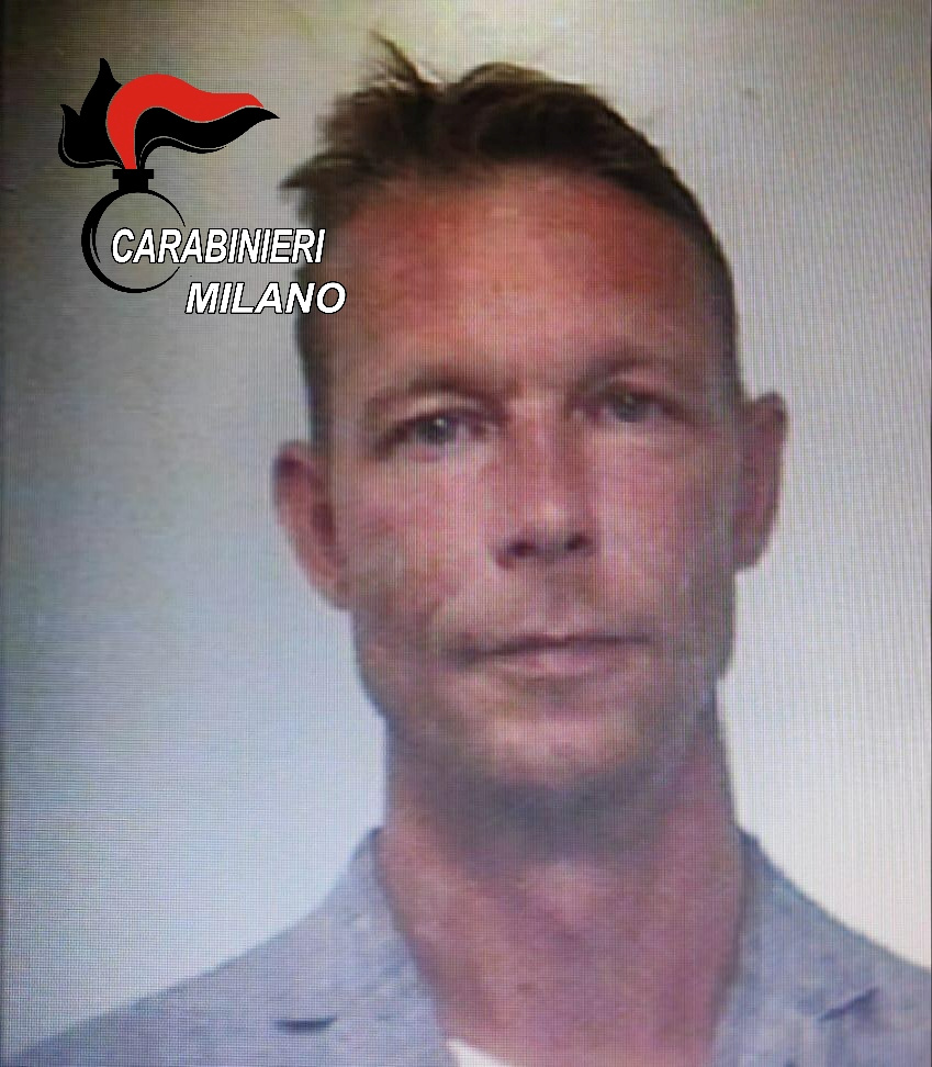 Una imagen de los Carabinieri muestra a un hombre identificado como Christian Brueckner, en el momento en que fue detenido en 2018, en virtud de una orden internacional por tráfico de drogas y otros delitos (REUTERS)