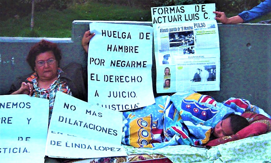 La huelga de hambre que Linda Loaiza hizo para que se efectuara el juicio