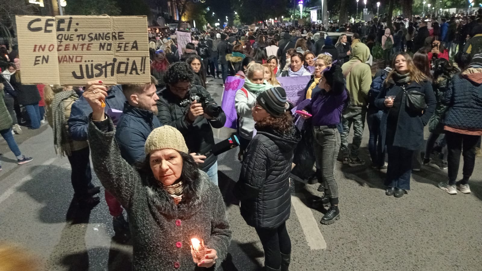 Postales de la movilización en Resistencia (Edgard Aguirre)