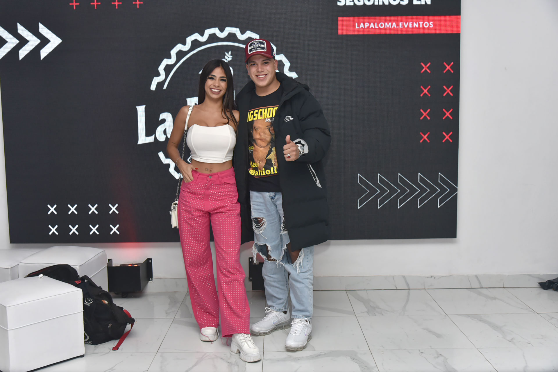 Daniela Celis y Thiago Medina