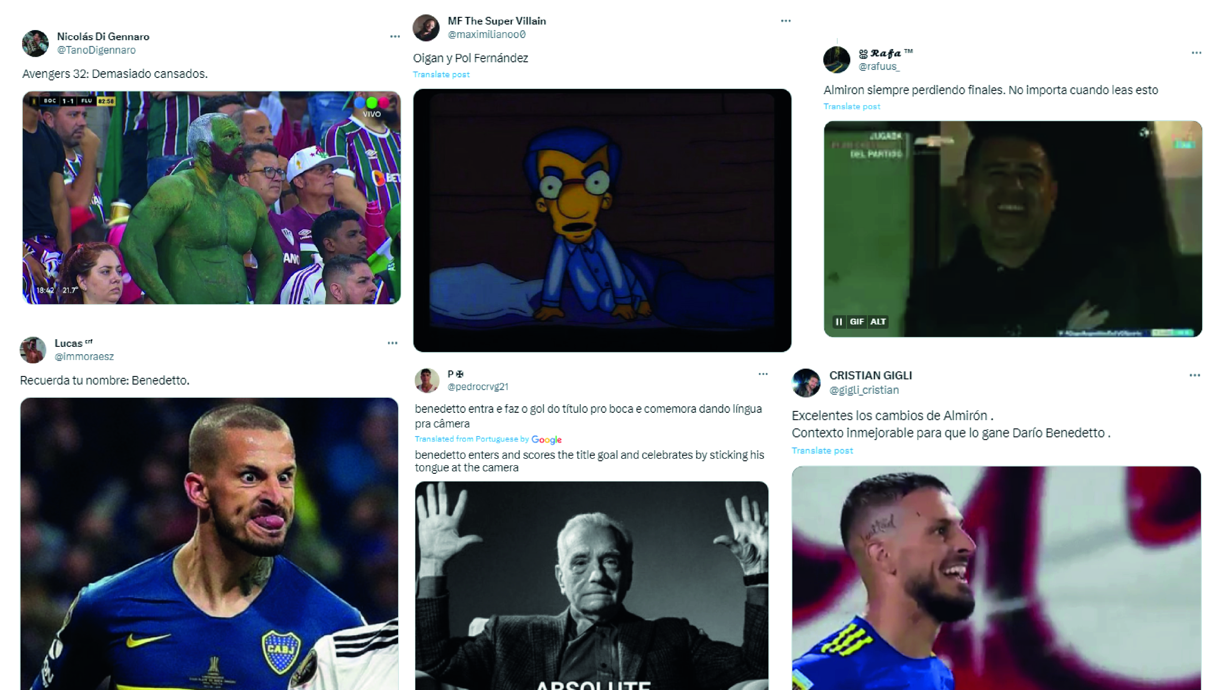 Los mejores memes de la derrota de Boca Juniors ante Fluminense en la final  de la Libertadores - Infobae, image size:4000x2250
