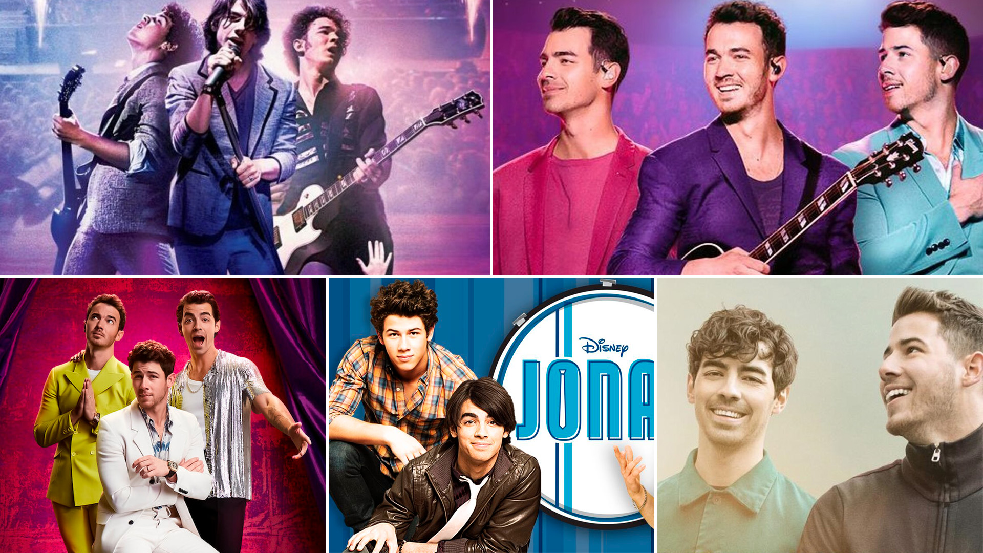 Cinco de las producciones más Top de Los Jonas Brothers.