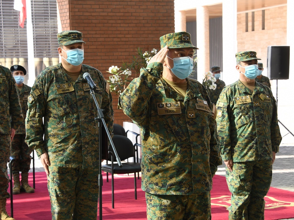Oficiales militares del Ejército de Chile. (Europa Press)