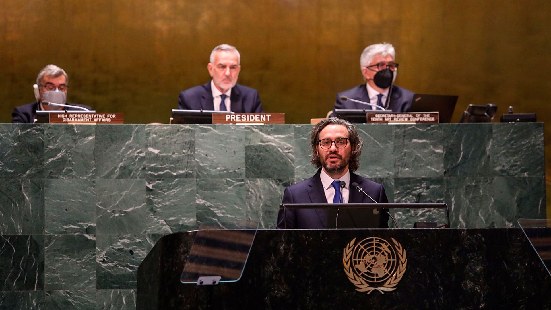 Santiago Cafiero alle Nazioni Unite