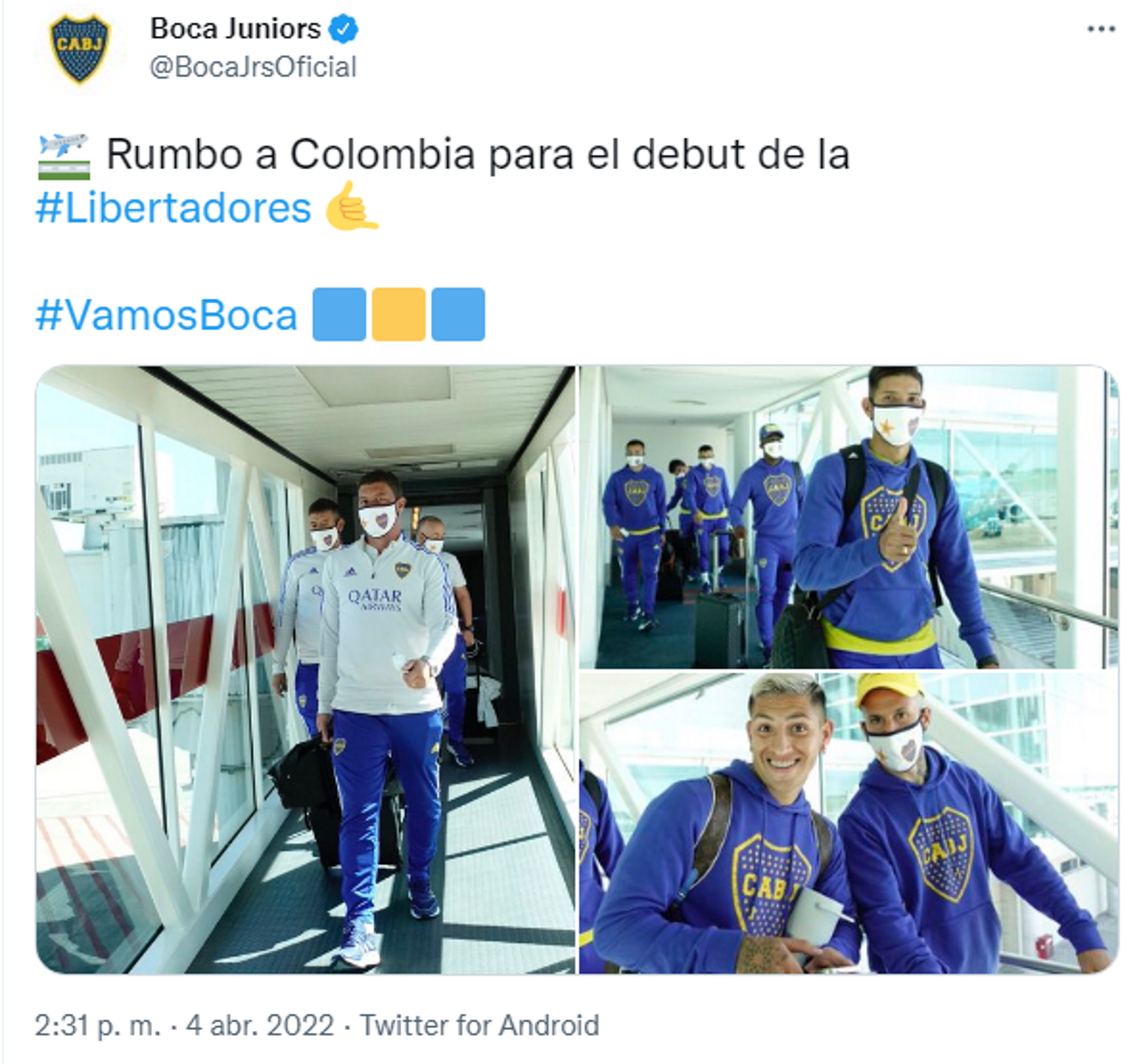 Boca debutará en la Copa Libertadores ante el Deportivo Cali en Colombia