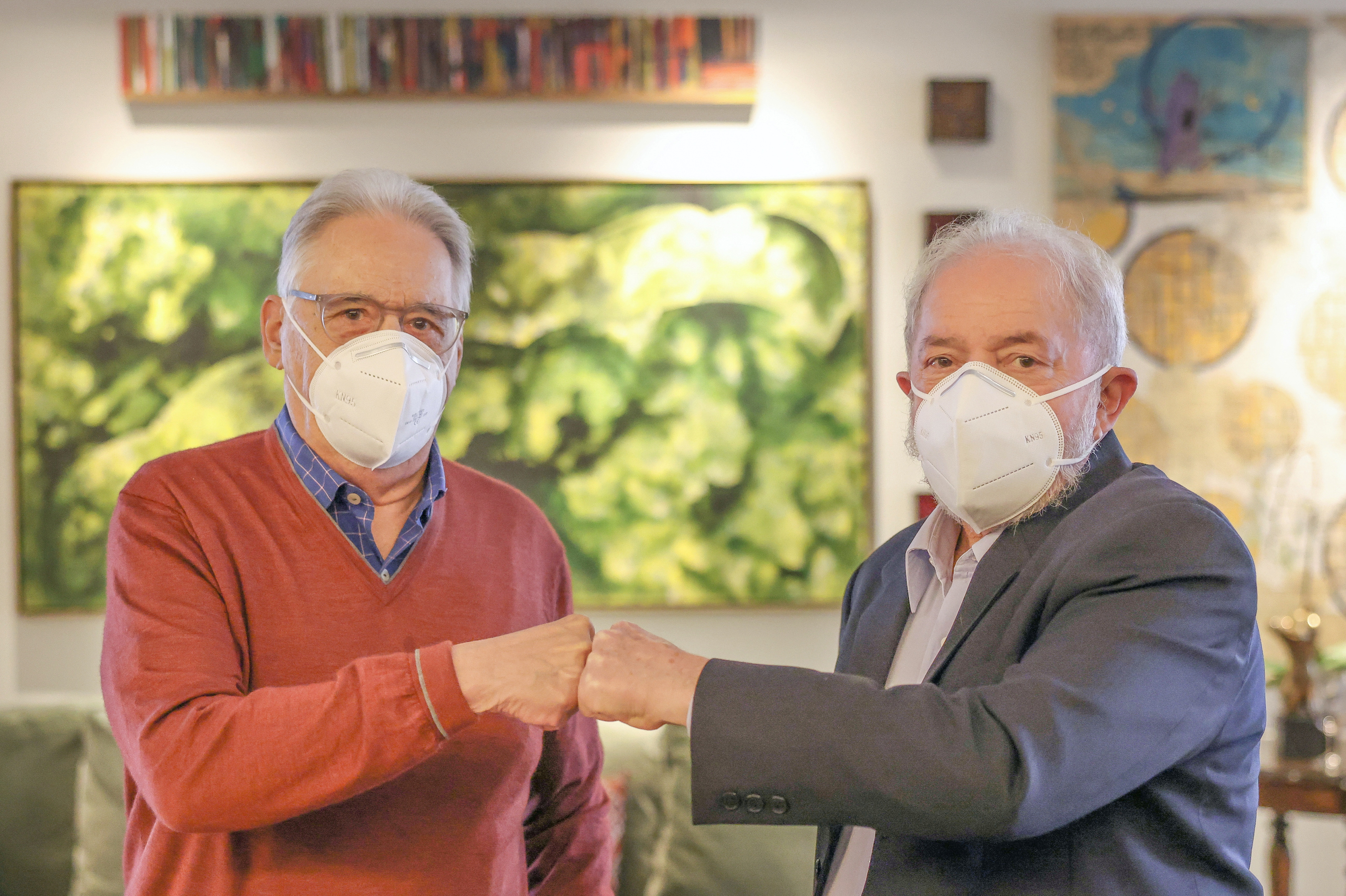 El encuentro entre Lula da Silva y Fernando Henrique Cardoso (Ricardo Stuckert/Lula Institute/via REUTERS)