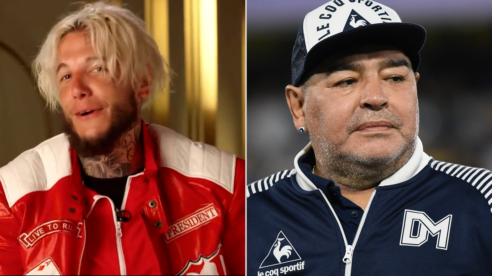 Alex Caniggia habló de su relación con Diego Maradona: de la foto que le negó al whisky y los habanos